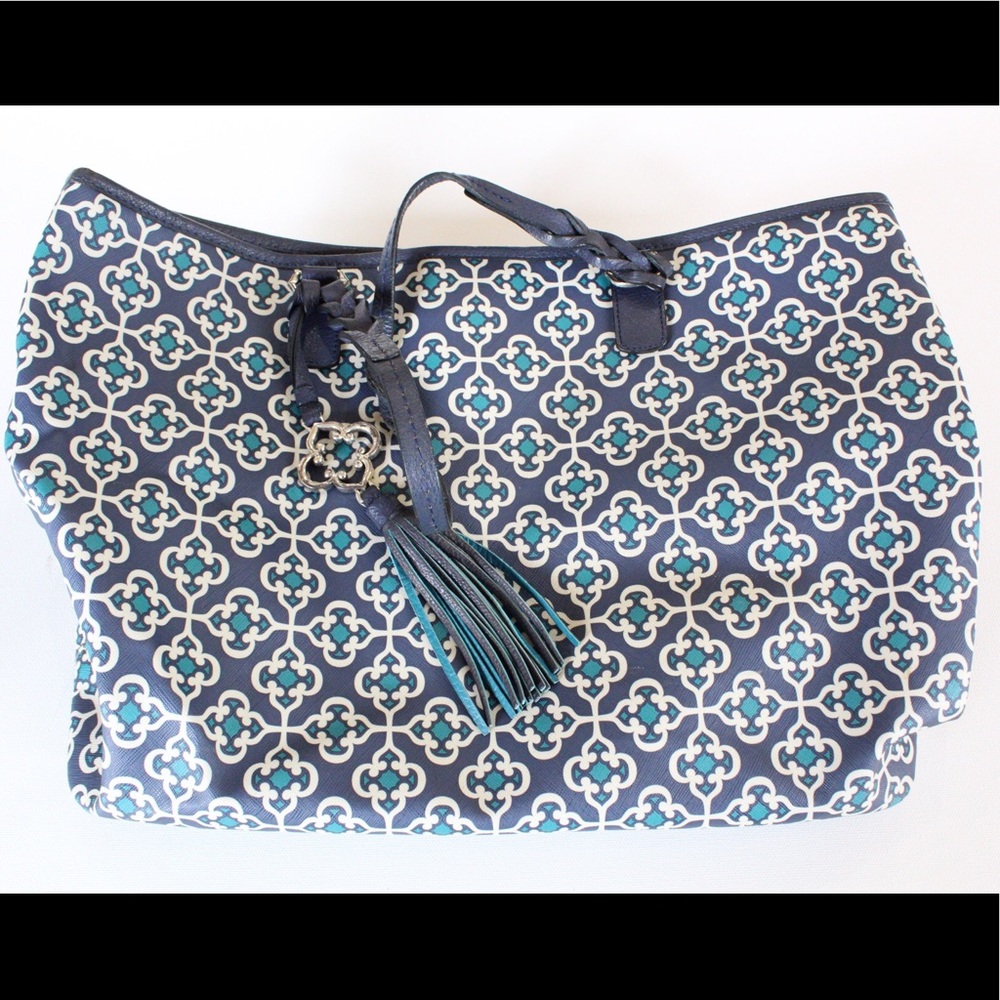 Brighton Collectibles Aracelli Navy Blue Tote